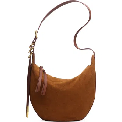 Rag & Bone Spire Mini Hobo Bag In Brown