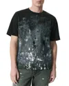 Rag & Bone Relaxed Fit Paint Splatter T-shirt In Black/green