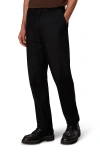 Rag & Bone Standard Cotton Blend Flannel Chinos In Black