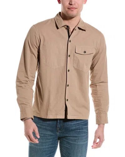 Rag & Bone Stanton Wool-blend Shirt Jacket In Brown