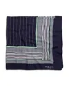 Rag & Bone Multistripe Square Scarf In Navy