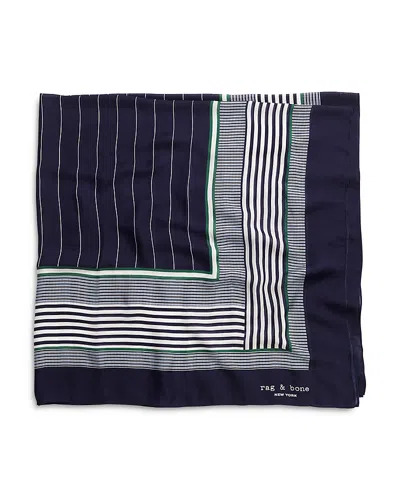 RAG & BONE RAG & BONE STRIPED MODAL & SILK SCARF