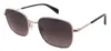 Rag & Bone Sunglasses Rnb5049/g/s-j5g-52-19-145 Non-polarized In Gold