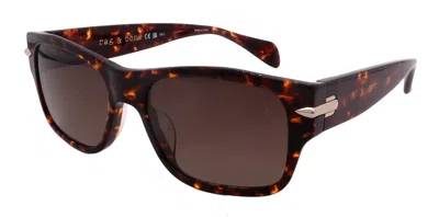 Rag & Bone Sunglasses Rnb5057/s-2ik-55-17-145 Non Polarized In Brown