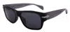 Rag & Bone Sunglasses Rnb5057/s-807-55-17-145 Non-polarized In Black