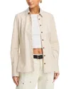 Rag & Bone Sylvia Shirt In Tan Stripe