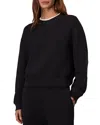 Rag & Bone Cotton Blend French Terry Sweatshirt In Dark Grey