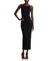 Rag & Bone Women's The Essential Rib-knit String Tank Maxi Dress In Black