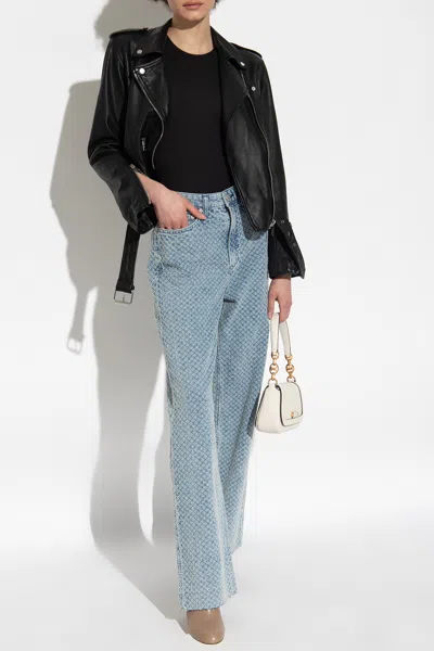 Rag & Bone ‘the Essential' Ribbed Top In Black