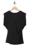 Rag & Bone The Jersey Pleat Tank In Black