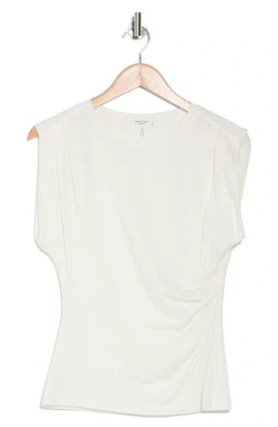 Rag & Bone The Jersey Pleat Tank In Ivory