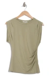 Rag & Bone The Jersey Pleat Tank In Moss