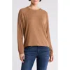 Rag & Bone The Knit Crew Pullover Top In Camel
