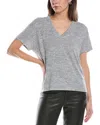 Rag & Bone Avryl V-neck Short-sleeve T-shirt In Grey