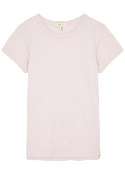 Rag & Bone The Slub Cotton T-shirt In Light Pink