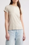 Rag & Bone The Slub Organic Pima Cotton T-shirt In Fossil