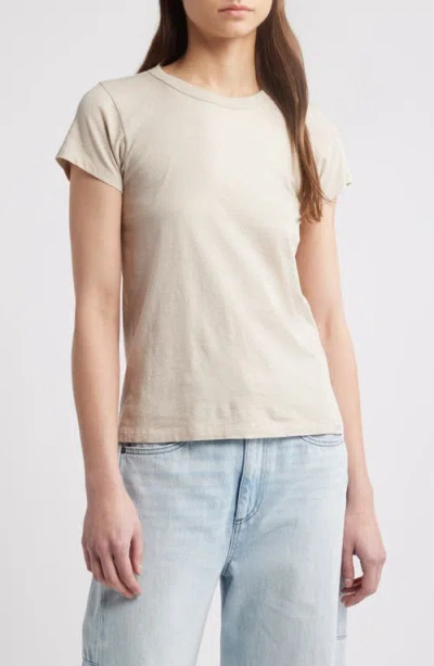Rag & Bone The Slub Organic Pima Cotton T-shirt In Fossil