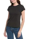 Rag & Bone Mix Media Muscle T-shirt In Black