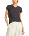 Rag & Bone The Slub Organic Pima Cotton T-shirt In Charcoal