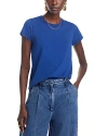 Rag & Bone The Slub Short Sleeve Tee In Royal Blue