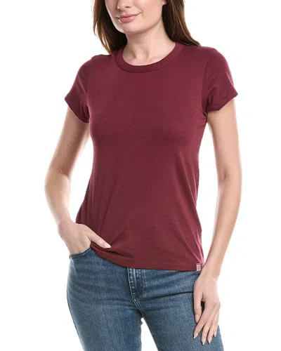 Rag & Bone The Slub T-shirt In Red
