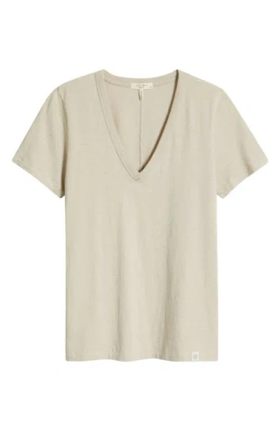 Rag & Bone The Slub Vee In Fossil