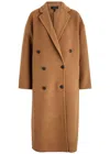 Rag & Bone Thea Double-breasted Wool-blend Felt Coat In Camel