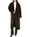 Rag & Bone Brown Thea Coat In Brown