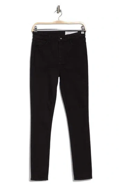 Rag & Bone Tina High Waist Skinny Jeans In Black
