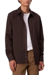 Rag & Bone Tomlin Cotton Dobby Button-up Shirt In Maroon
