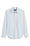 Rag & Bone Tomlin Cotton Dobby Button-up Shirt In Powder Blue