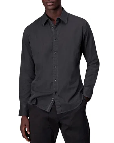 RAG & BONE RAG & BONE TOMLIN STRETCH DOBBY BUTTON FRONT SHIRT