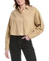 Rag & Bone Ultra Featherweight Beatrice Cropped Shirt