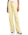 Rag & Bone Logan Ultra Featherweight Drawstring Pants In Pastel Yellow
