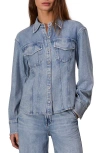 Rag & Bone Ultra Featherweight Mila Denim Button-up Shirt In Annie
