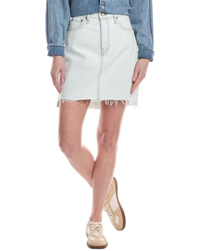Rag & Bone Vintage High-rise Mini Skirt In Multi