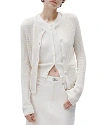 Rag & Bone Viola Open-knit Cardigan In Turtledove