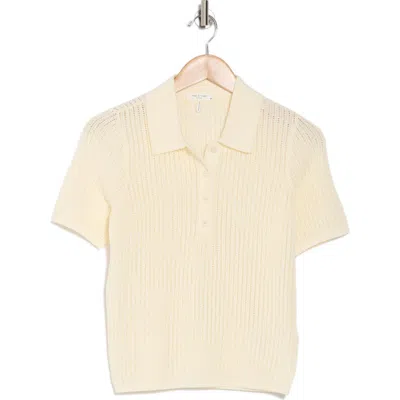 Rag & Bone Vivi Open Stitch Polo