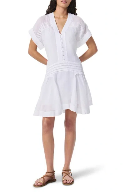 Rag & Bone Viviana Pintuck Dress In White