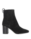 Rag & Bone Astra Suede Square-toe Chelsea Boots In Black