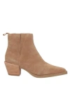 Rag & Bone Dart Suede Pull-on Ankle Booties In Beige