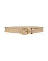 Rag & Bone Boyfriend Leather Belt In Beige