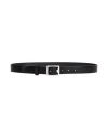 Rag & Bone Woman Belt Black Size M Leather