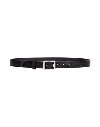 Rag & Bone Woman Belt Black Size L Leather