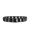 Rag & Bone Woman Belt Black Size M/l Leather In Black