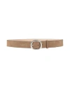 Rag & Bone Woman Belt Khaki Size L Leather In Beige