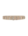 Rag & Bone Woman Belt Khaki Size M/l Leather In Beige