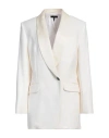 Rag & Bone Woman Blazer Ivory Size 2 Virgin Wool, Elastane, Polyester In White
