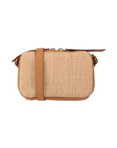 Rag & Bone Woman Cross-body Bag Sand Size - Cotton, Nylon, Leather In Beige