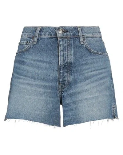 Rag & Bone Woman Denim Shorts Blue Size 30 Cotton